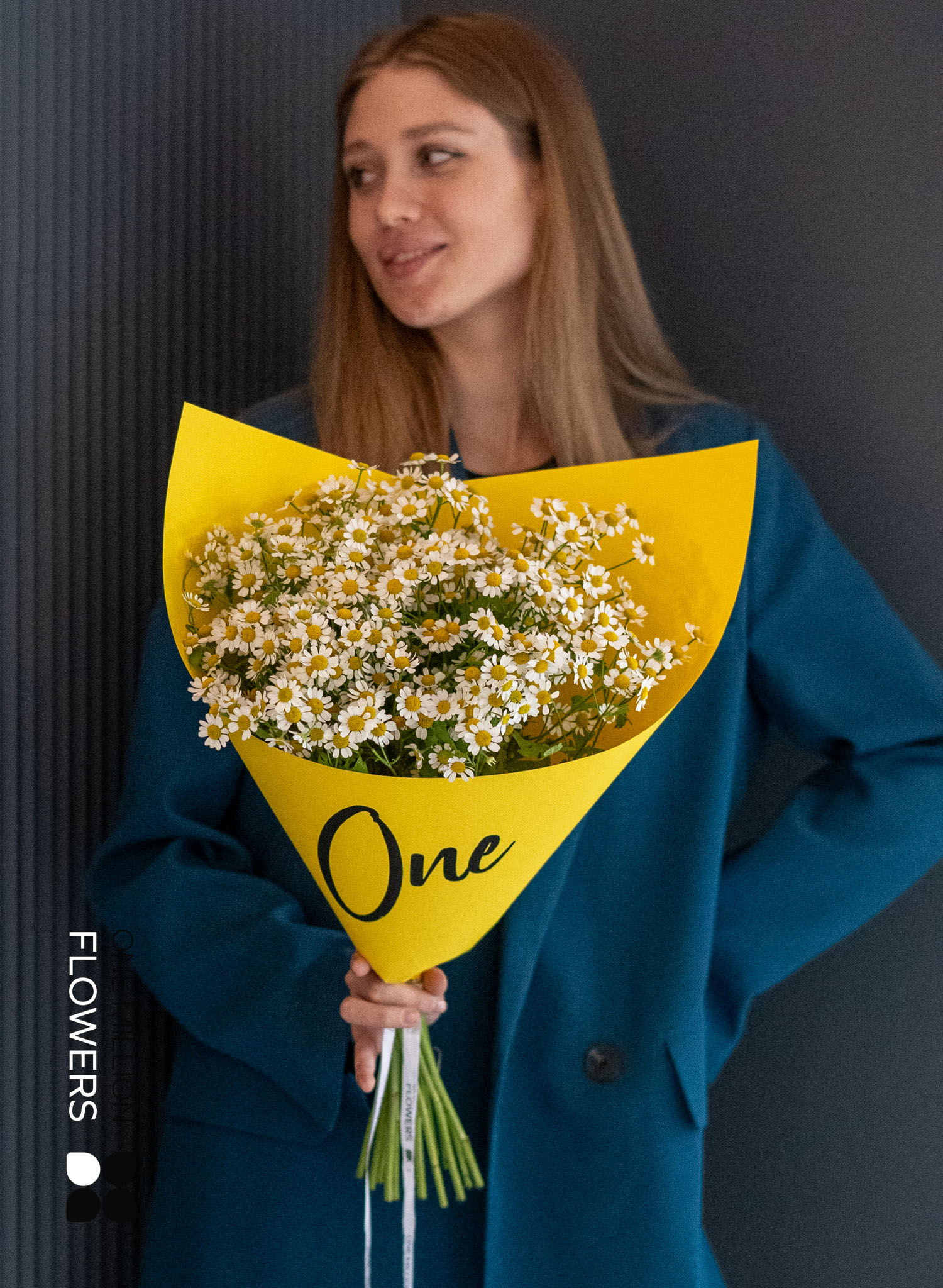 Букет из 15 ромашек "Дейзи"