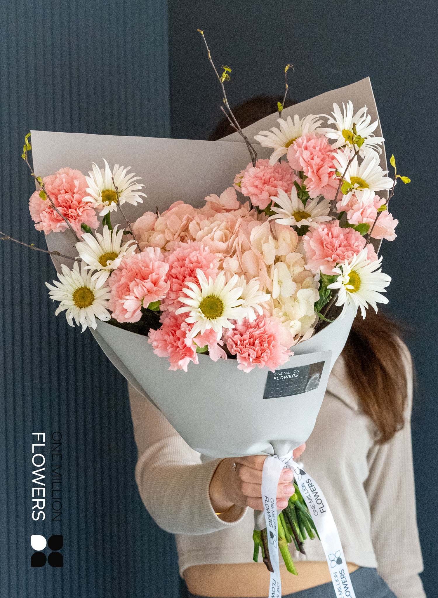 Букет "Самана Пинк" Gray